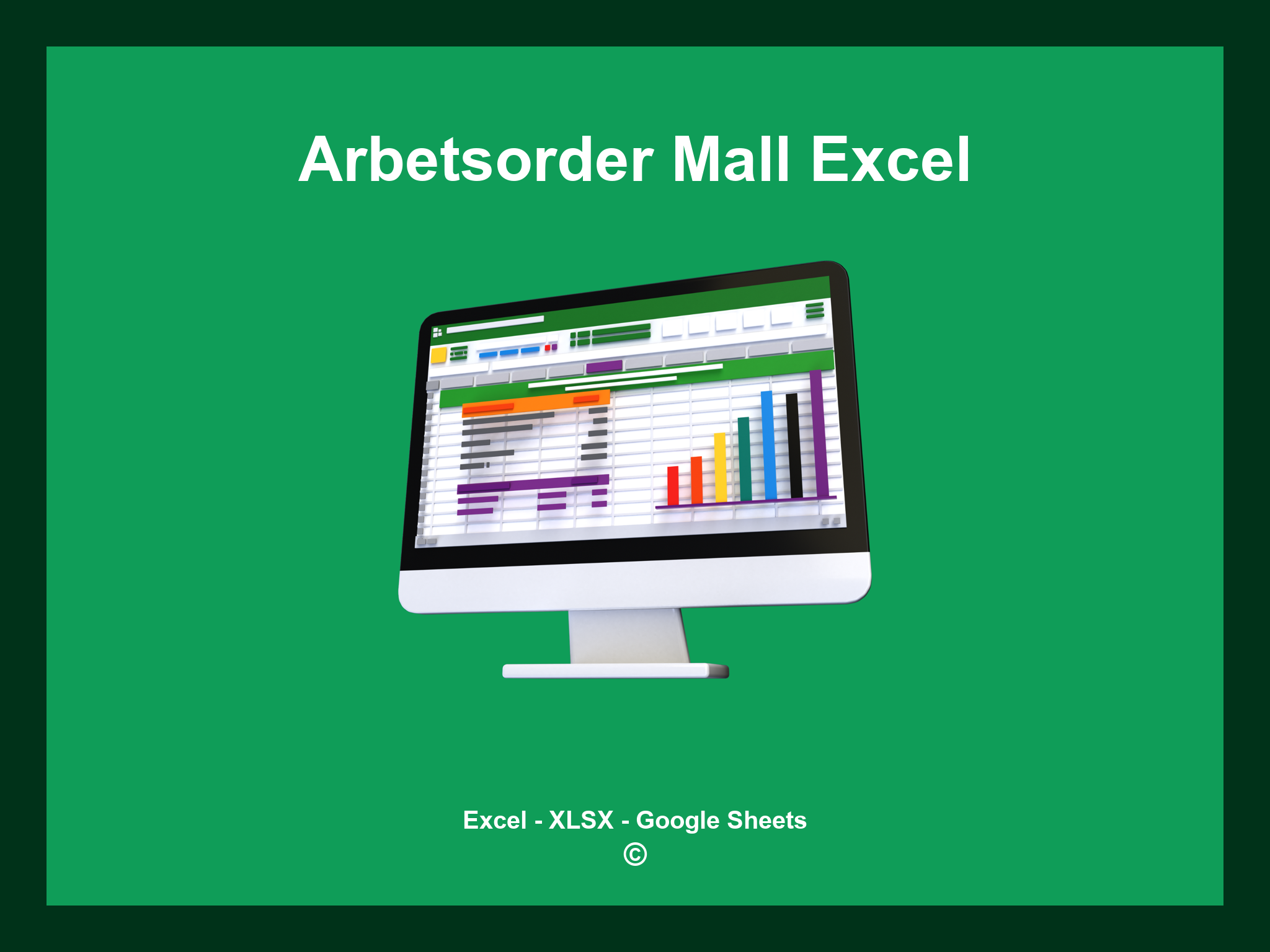 Arbetsorder Mall Excel