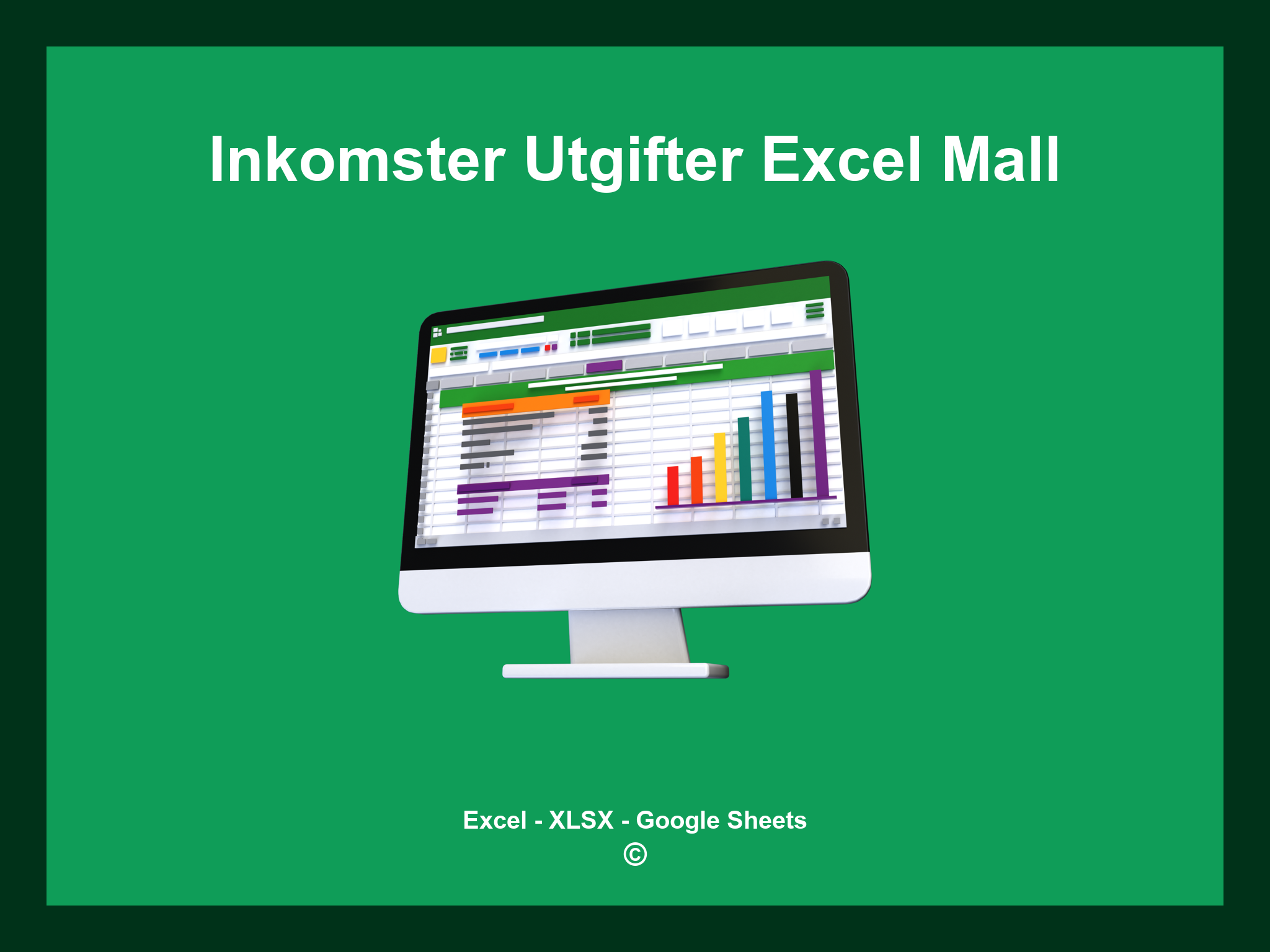 Inkomster Utgifter Excel Mall